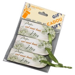 Set 3 Etichete din lemn "Pentru cel mai bun Nas"