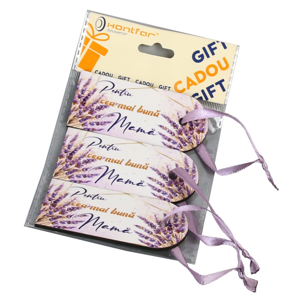 Set 3 Etichete din lemn "Pentru cea mai buna Mama" Set 3 Etichete din lemn "Pentru cea mai buna Mama"