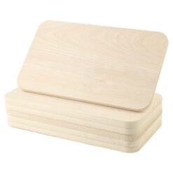 Set 6 tocatoare din lemn 24x14 CM