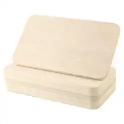 Set 6 tocatoare din lemn 24x14 CM