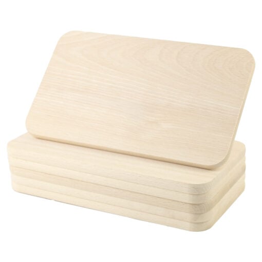 Set 6 tocatoare din lemn 24x14 CM