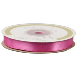 Rola panglica satin Pink 10 mm x 25 m