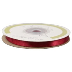 Rola panglica satin Bordo 6 mm x 25 m