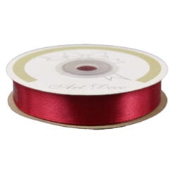 Rola panglica satin Bordo 15 mm x 25 m