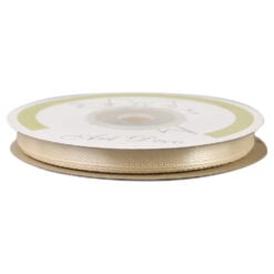 Rola panglica satin Crem 6 mm x 25 m