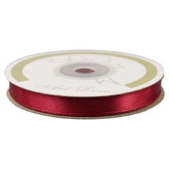 Rola panglica satin Bordo 10 mm x 25 m
