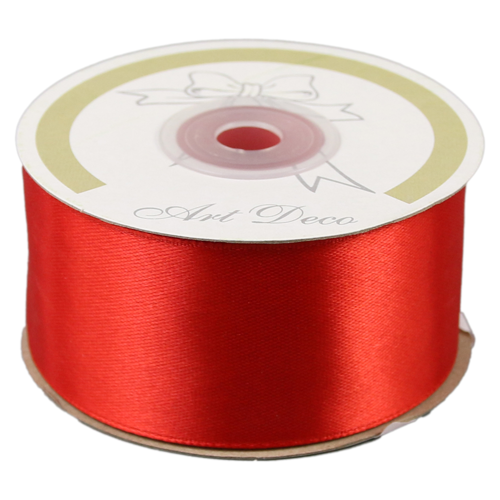 Rola panglica satin Rosu 38 mm x 25 m Rola panglica satin Rosu 38 mm x 25 m