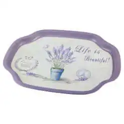 Tava servire din metal 41x33 CM