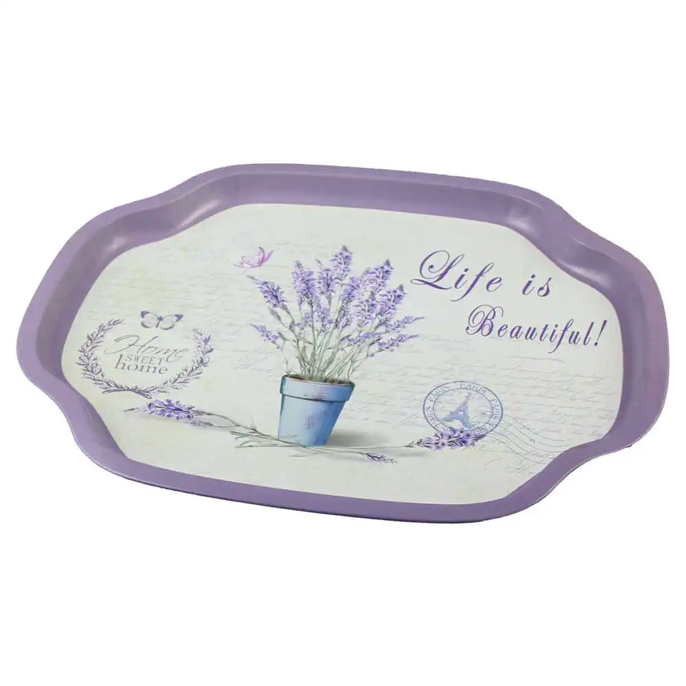 Tava servire din metal 41x33 CM