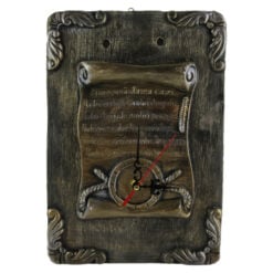 Plachet ipsos cu ceas "Binecuvantarea casei" 20x29 CM