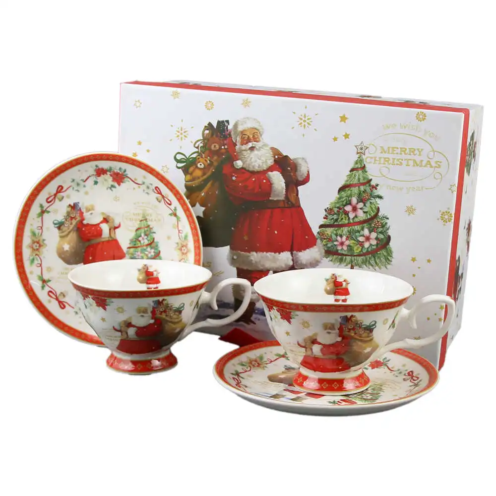 Set 2 cesti cu farfurii  220 ml