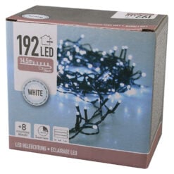 Instalatie Craciun cu 192 de leduri Alb