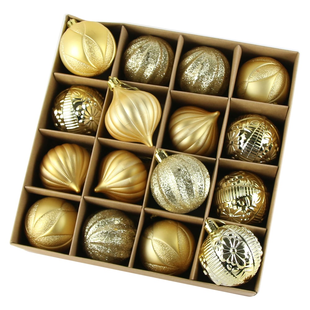 Set 16 globuri pentru brad Set 16 globuri pentru brad