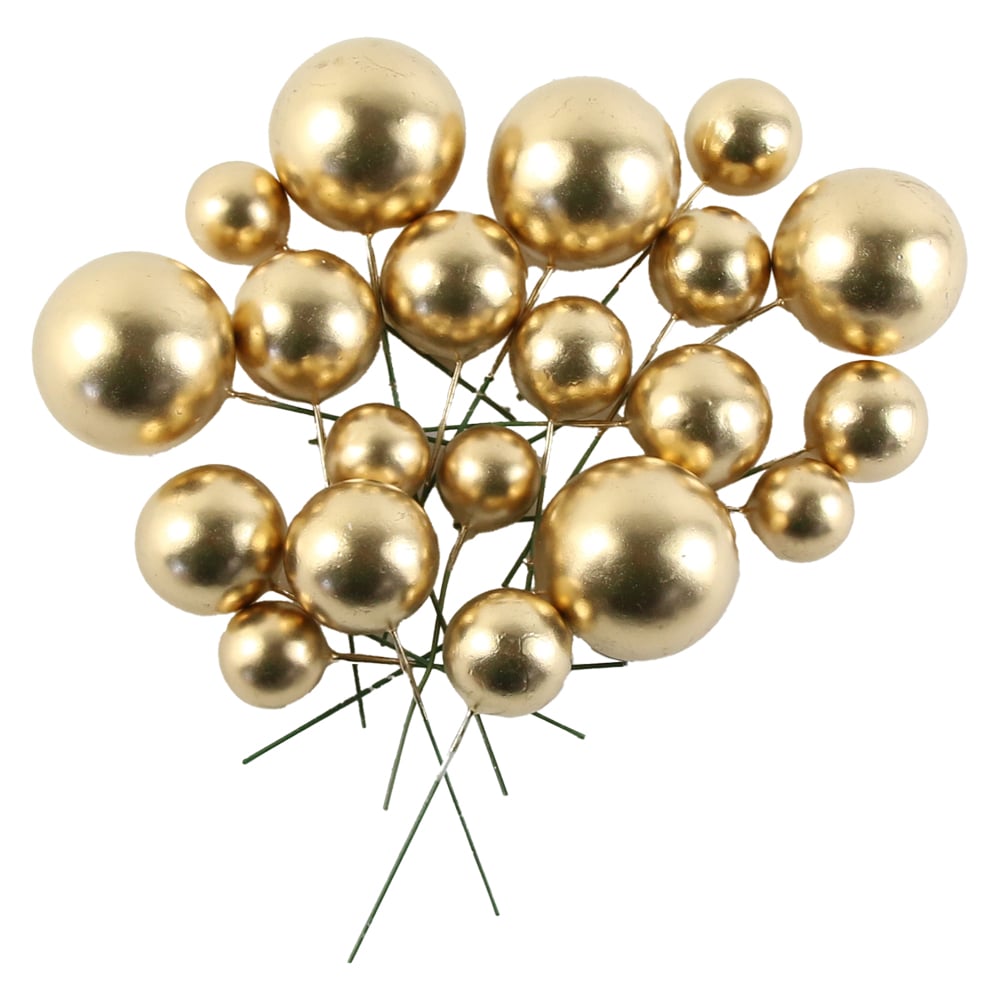 Set 20 de globuri spuma decor 4/2.5/2 CM Set 20 de globuri spuma decor 4/2.5/2 CM