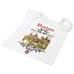 Sacosa textil cu fermoar "Romania"