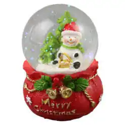 Glob de zapada cu led "Merry Christmas"