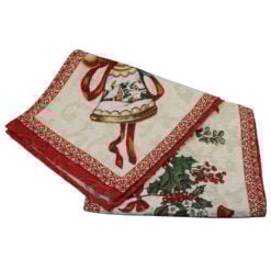 Napron Craciun cu franjuri