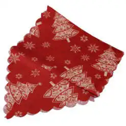 Napron Craciun cu franjuri 35x180 CM