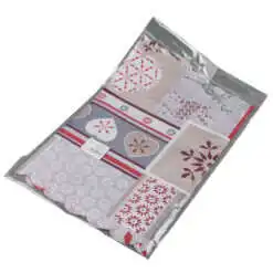 Napron Craciun cu franjuri 35x180 CM