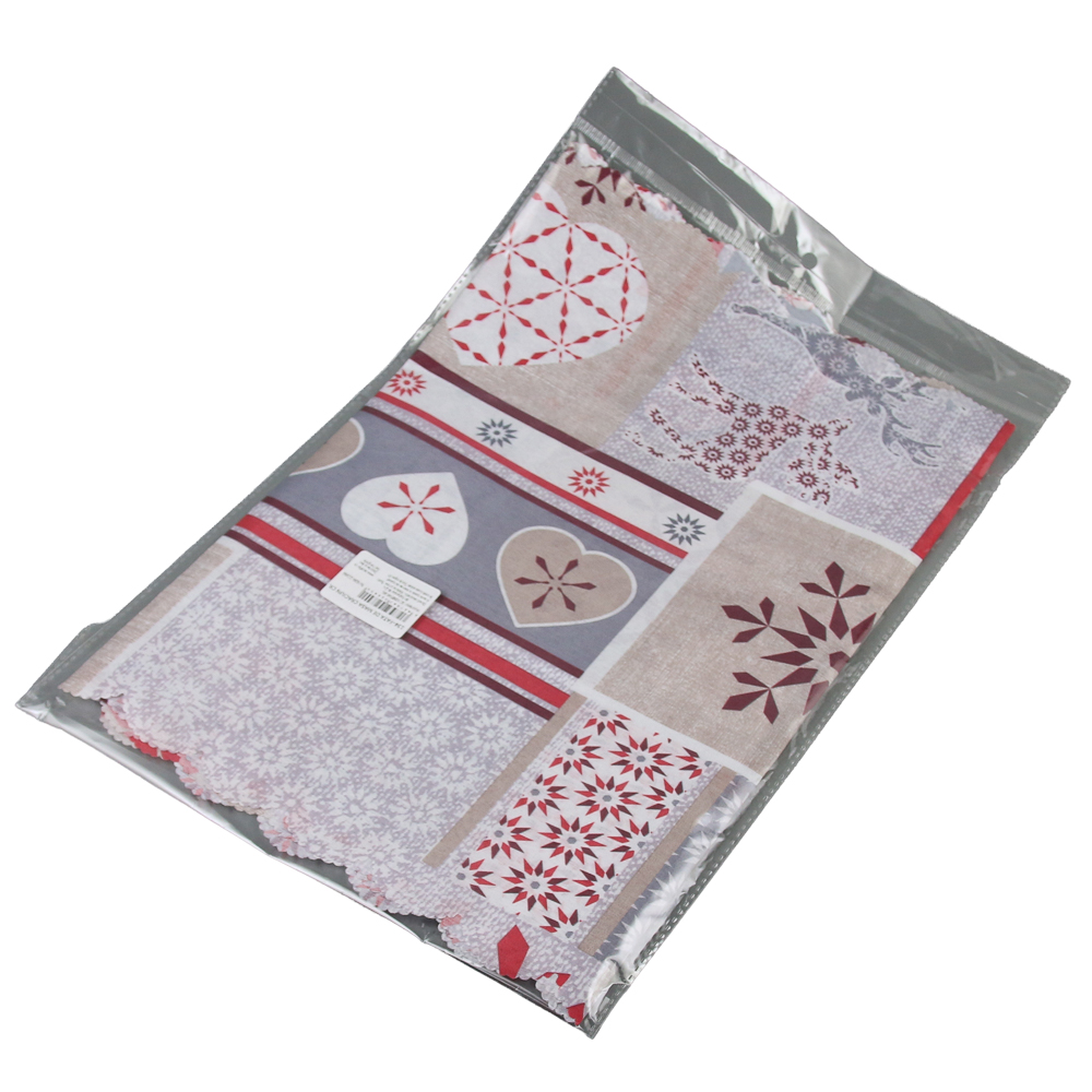 Napron Craciun cu franjuri 35x180 CM Napron Craciun cu franjuri 35x180 CM