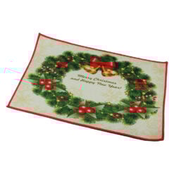 Covoras intrare de Craciun 58x38 CM