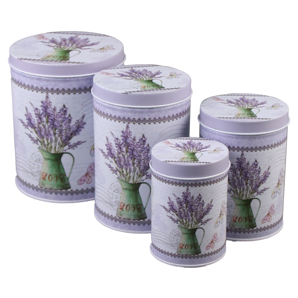 Set 4 cutii metalice 11x14 CM Set 4 cutii metalice 11x14 CM