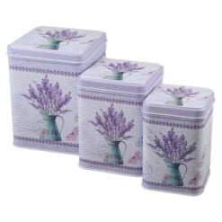 Set 3 cutii metalice 10x13 CM