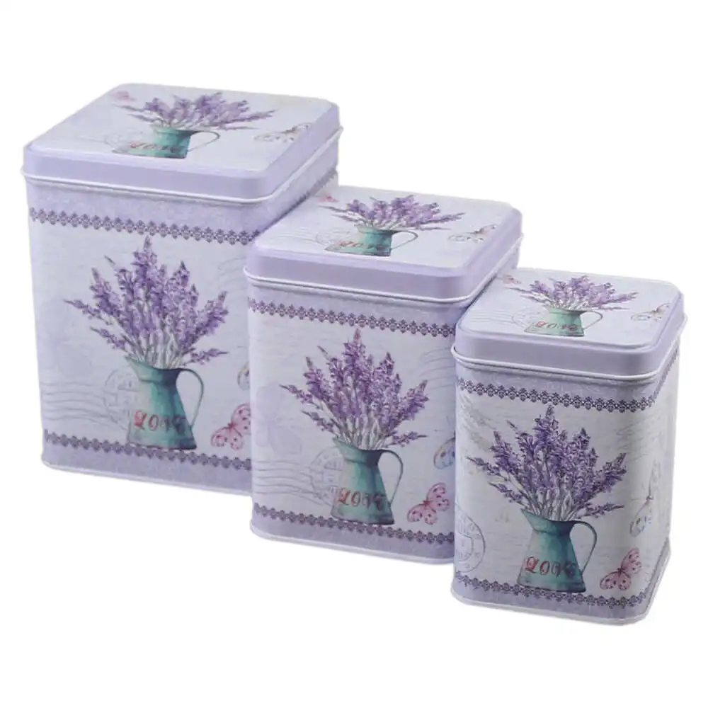 Set 3 cutii metalice 10x13 CM Set 3 cutii metalice 10x13 CM