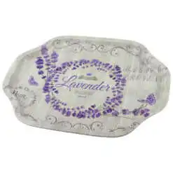 Tava servire din metal 32x27 CM