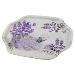 Tava servire din metal 32x27 CM