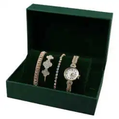 Set cadou pentru femei 4 piese - 3 bratari cu ceas