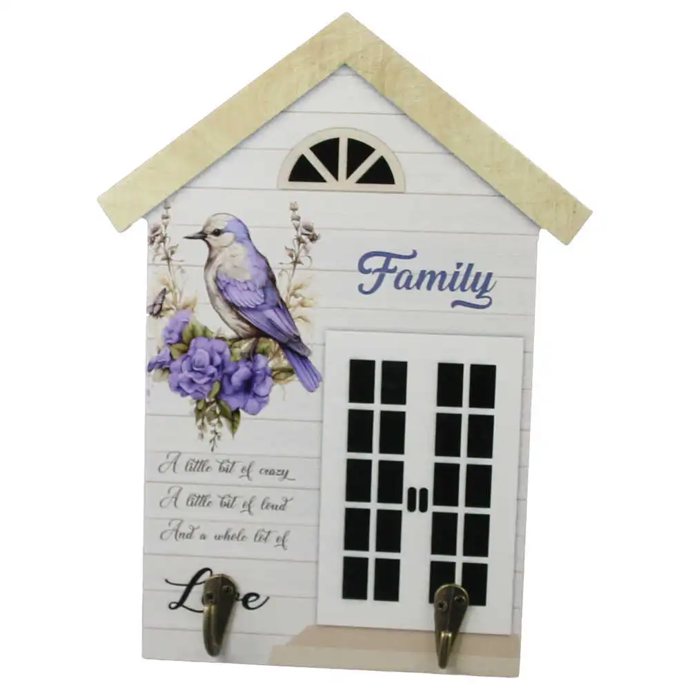 Suport pentru chei din lemn "Home Sweet Home"