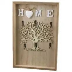 Suport pentru chei din lemn "Home" 20x30 CM