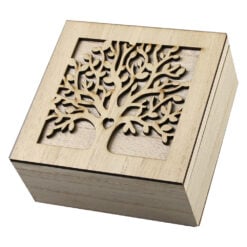 Cutie de bijuterii din lemn 12x12x6 CM