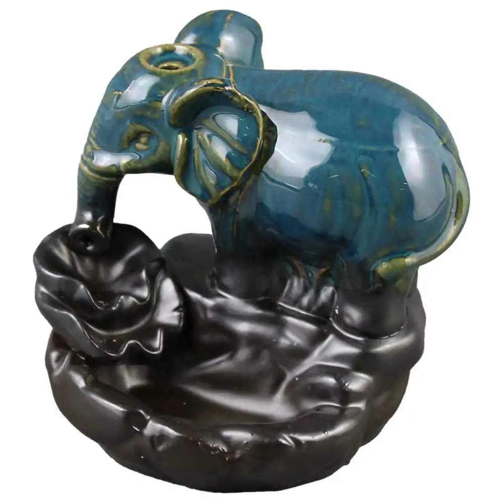 Candela ceramica backflow pentru con parfumat 13x12 CM Candela ceramica backflow pentru con parfumat 13x12 CM