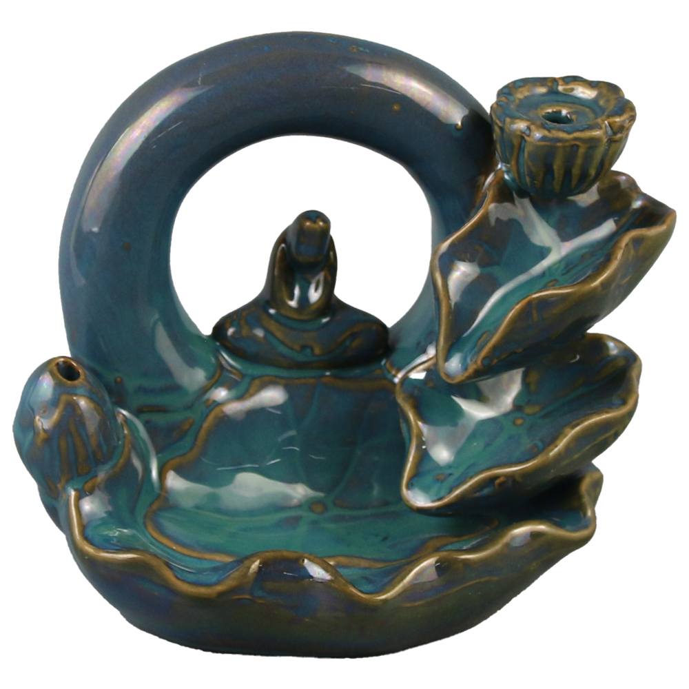 Candela ceramica backflow pentru con parfumat 12x9.5 CM Candela ceramica backflow pentru con parfumat 12x9.5 CM