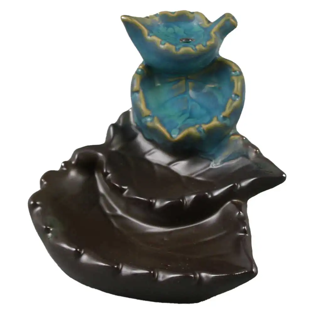 Candela ceramica backflow pentru con parfumat 12x10 CM Candela ceramica backflow pentru con parfumat 12x10 CM