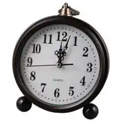 Ceas de masa din metal si plastic 13x15 CM