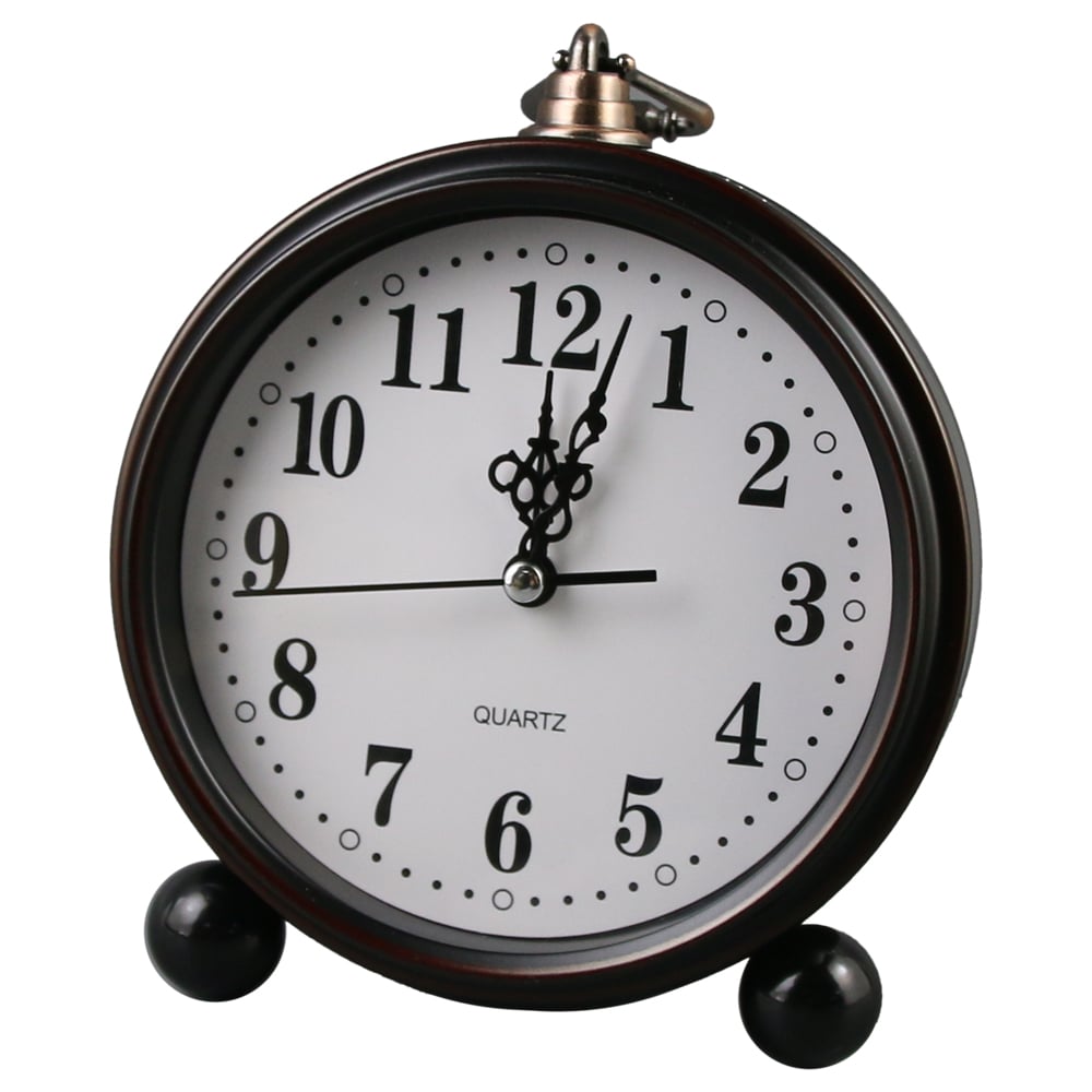 Ceas de masa din metal si plastic 13x15 CM Ceas de masa din metal si plastic 13x15 CM