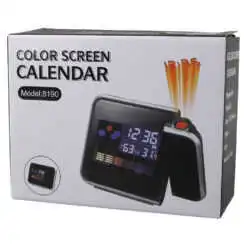 Ceas de camera cu proiectie pe tavan