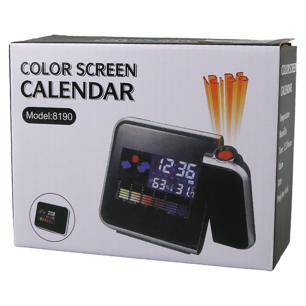 Ceas de camera cu proiectie pe tavan Ceas de camera cu proiectie pe tavan