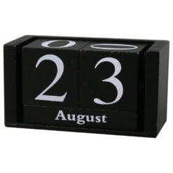 Calendar Perpetuu din lemn 10x5 CM