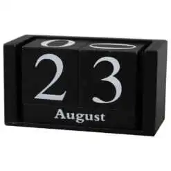 Calendar Perpetuu din lemn 10x5 CM