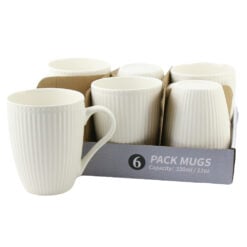 Set 6 cani din ceramica 330 ml