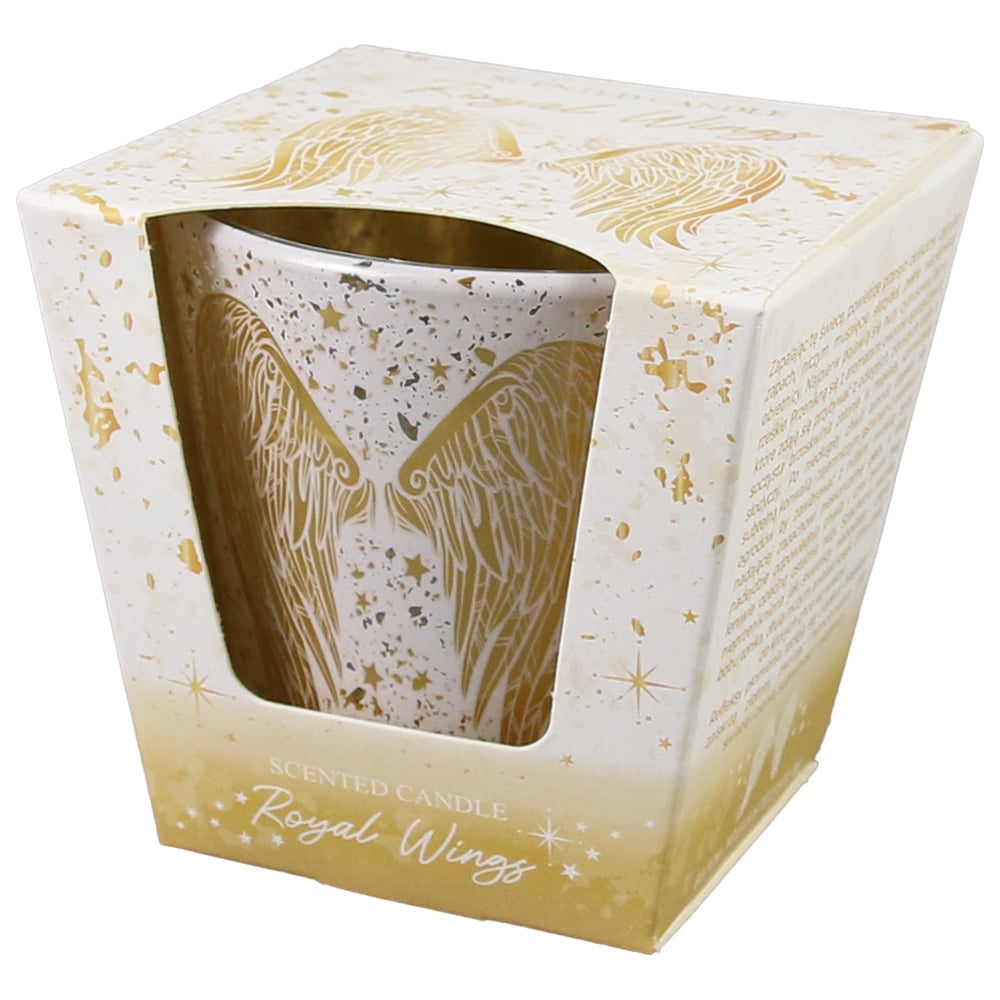 Lumanare de Craciun parfumata in pahar 115 gr Lumanare de Craciun parfumata in pahar 115 gr