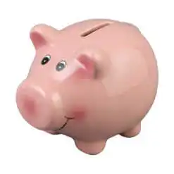 Pusculita Purcelus din ceramica 11x9 CM