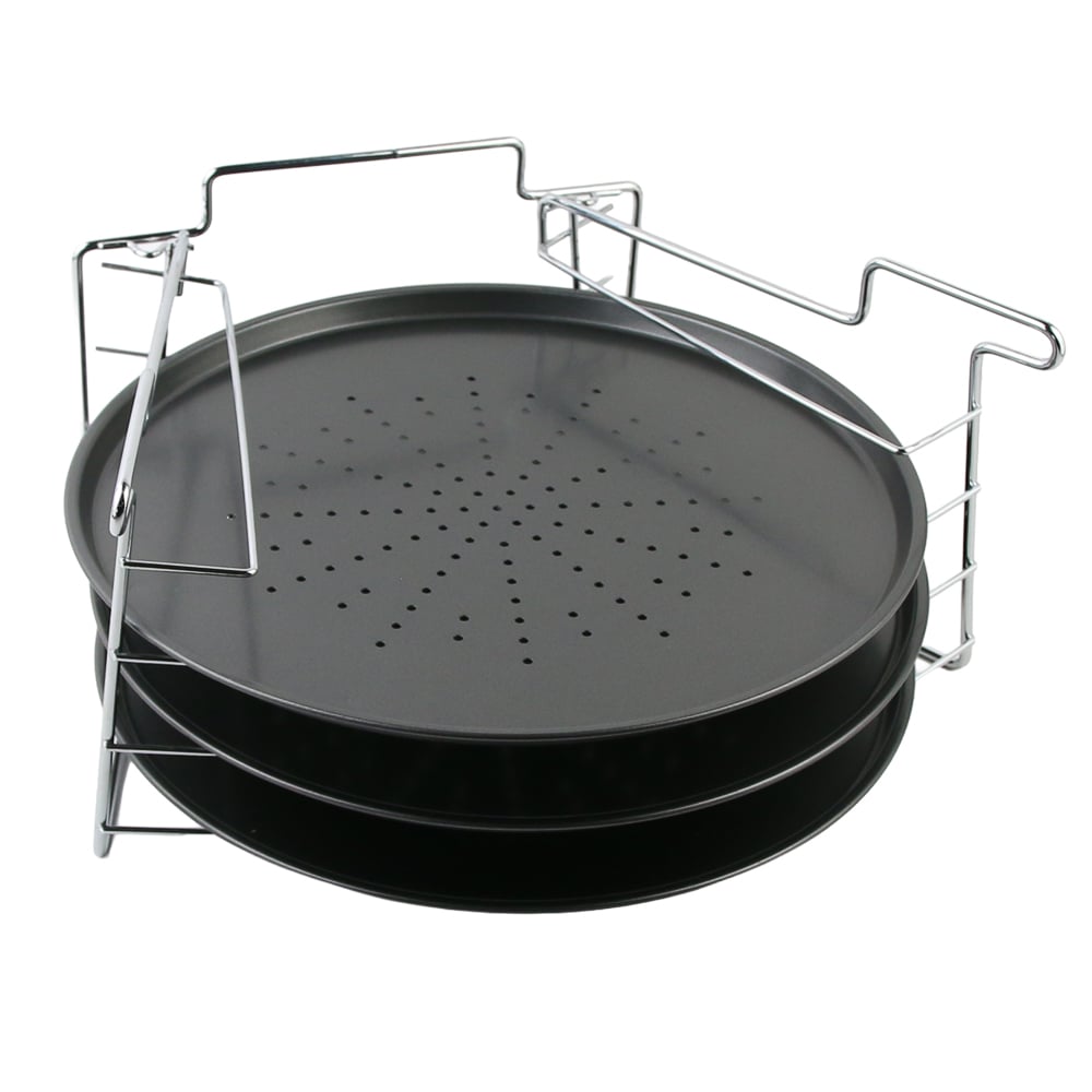 Set trei tavi pizza cu gauri Set trei tavi pizza cu gauri