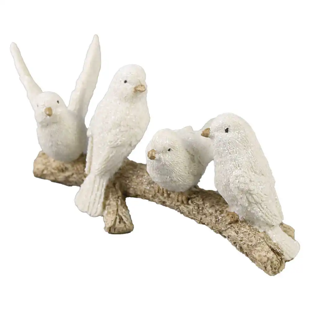 Ornament decorativ Pasari cu glitter 16x7 CM Ornament decorativ Pasari cu glitter 16x7 CM