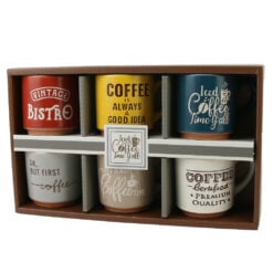 Set 6 cesti din ceramica 120 ml