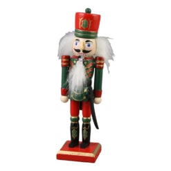 Figurina Craciun Spargator de nuci din lemn 15 CM